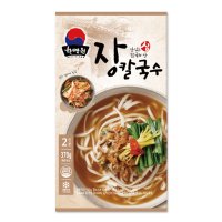 한국제면 한면원 장칼국수 2인분 잔치국수