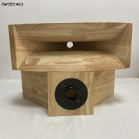 IWISTAO HIFI 빈 우드 혼  솔리드 1 인치 스로트 홀  풀 레인지 스피커용 고음 보정  1 쌍