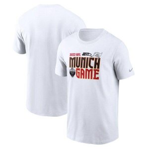 872731 나이키 NFL 남성 티셔츠 Seattle Seahawks vs. Tampa Bay Buccaneers Nike Essential Munich Game T-Shirt W