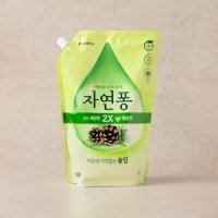 (새벽배송 가능상품)자연퐁 2X 솔잎 리필 1.4kg