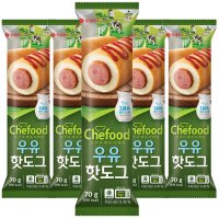 롯데푸드 라퀴진 우유핫도그70g 5입