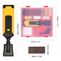 라미네이트 바닥 키트 가구 스크래치 왁스 시스템 도구 작업대 견고한 케이싱 칩