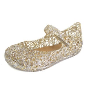 미니멜리사 [보리보리]미니멜리사 아동 주니어 샌들 슬리퍼 골드 31510-03771