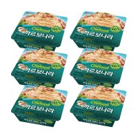 Chefood 사각스파게티 까르보나라 220gx6개