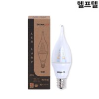 LED 촛대구 쌍사산업 E17 3W 전구색 LAZHU-3W