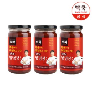 [빽쿡]의 만능양념장소스 매콤한맛 370g x 3개