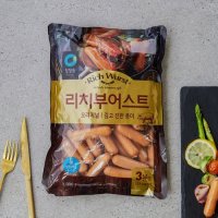 가능상품 청정원 리치부어스트 1kg