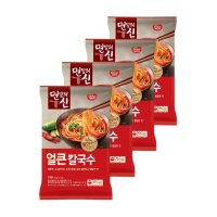 동원 면발의신 얼큰 칼국수268g x 4