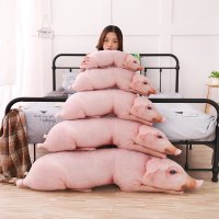 바디필로우 돼지 인형 쿠션 돼지 모양 베게 대형 쿠 -70cm dot pig