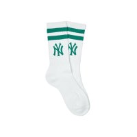 MLB 빅로고 스트라이프 양말 NY Green