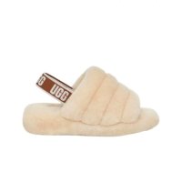 W 어그 플러프 예 슬라이드 내츄럴 UGG Fluff Yeah Slide Natural