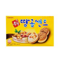 크라운 국희 땅콩샌드 대 372g x 3개