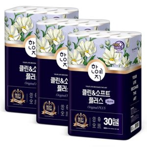 [한예지]클린앤소프트 플러스 화장지 3겹