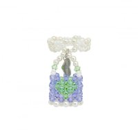 [스윙셋] Love Bag Beads Ring (Purple) SWBR22SSLBRPU