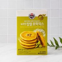 CJ 백설 녹차맛 찹쌀 호떡믹스 400g