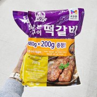 목우촌 냉 오븐떡갈비 480g x 1개 아이스보냉백포장