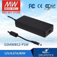 번영 MEAN WELL GSM90B12-P1M 12V 6.67A meanwell GSM90B 12V 80W AC-DC 고 신뢰성 의료용 어댑터