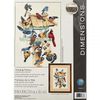 DIMENSIONS 피스팅 프렌지 새 십자수 키트 18카운트 아이다 25 4 x 35 10 x 14인치