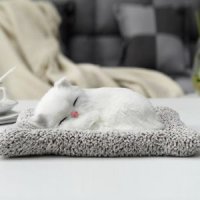 차량용 리얼펫 잠자는 강아지 고양이 인형 습기 제거제 자동차 장식