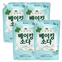 퐁퐁 베이킹소다 주방세제 1200ml×4개