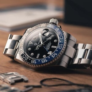 [백스테이] B182WC 세이코무브 GMT 오토매틱 프리미엄 메탈 손목시계 사파이어글라스