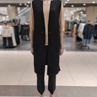 BCBG 핸드메이드 울 롱베스트 B2S1G598