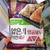 풀무원 얇은피 꽉찬세모 탱글새우만두 480g