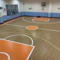 Beable 실내 농구 코트 메이플 패턴 표면 스포츠 바닥재