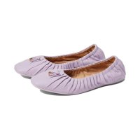 코치 플랫슈즈 COACH Eleanor Leather Ballet Flats