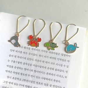💙3+1💙 귀여운 물고기 책갈피/키링, 플림 책갈피 (FLRIM)