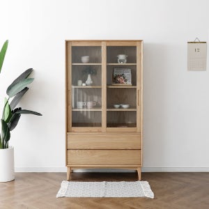 베이직가구 오크 A1형 장식장