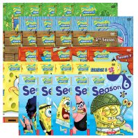 DVD 스폰지밥 시즌 1-6편 6종세트 SPONGEBOB SQUAREPANTS,학습용 DVD 유치원 어린이집 초등학교