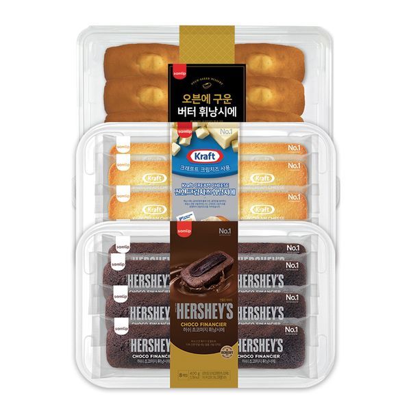 휘낭시에 허쉬초코 크림치즈 버터