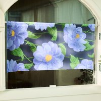 어번던스 flower pattern 01 쉬폰 바란스커튼 포토 가리개커튼 패브릭포스터