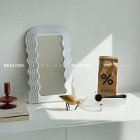 Desktop Wave Mirror 물결 웨이브 탁상 거울