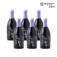 배상면주가 고창LB 탄산주 빙탄복 370ml 7도 6병입 복분자주