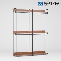 동서가구 몬티아 철제 시스템 셀프 드레스룸 1600 4단행거 DF643457