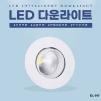 EL-917 3인치 8W 타공 70~80mm LED 다운라이트 조명