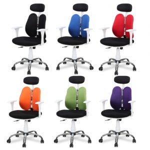 바이안 듀얼 메쉬 백스틸 사무실의자 책상의자 컴퓨터의자 학생의자