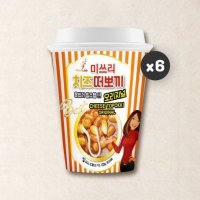 미쓰리 치즈떠뽀끼 전자렌지용 컵떡볶이 오리지널 3개