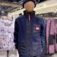 QUIKSILVER 퀵실버 주니어 8-14세 루즈핏 집업 보아플리스 자켓 NVYKB31KJ115