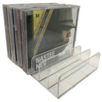 CD 스토리지 홀더 랙 디스플레이 프리미엄 투명 아크릴 CD-DVD 스탠드