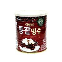 청우식품 패밀리 팥빙수재료 통단팥 통팥빙수 850g