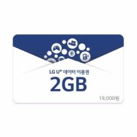 엘지유플러스 모바일형 데이터쿠폰 2GB