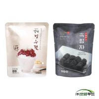 [서울마님죽]국내산 팥으로  만든 알찬빙수팥500g+흑임자 인절미 200g[32058699]