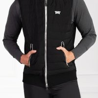 PXG DETACHABLE HOODIE VEST 남자 후드경량 니트 패딩 후드 탈부착 골프 웨어