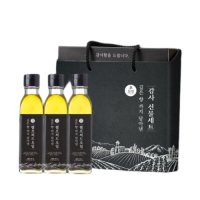 우리농산 캐나다 대마종자유 햄프씨드오일180ml x 3병 선물세트