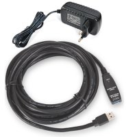 이지넷유비쿼터스 넥스트 USB 3 0 리피터 연장 케이블 5M 어댑터 5V NEXT-USB05U3PW