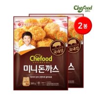 롯데웰푸드 쉐푸드 미니돈까스 380g 2개