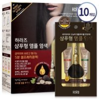 하라즈 하라즈 염색샴푸 새치염색 염색약 다크 브라운 10ea